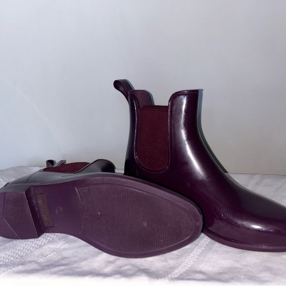 Ralph Lauren Deep Purple Ankle Rainboot - Picture 5 of 5